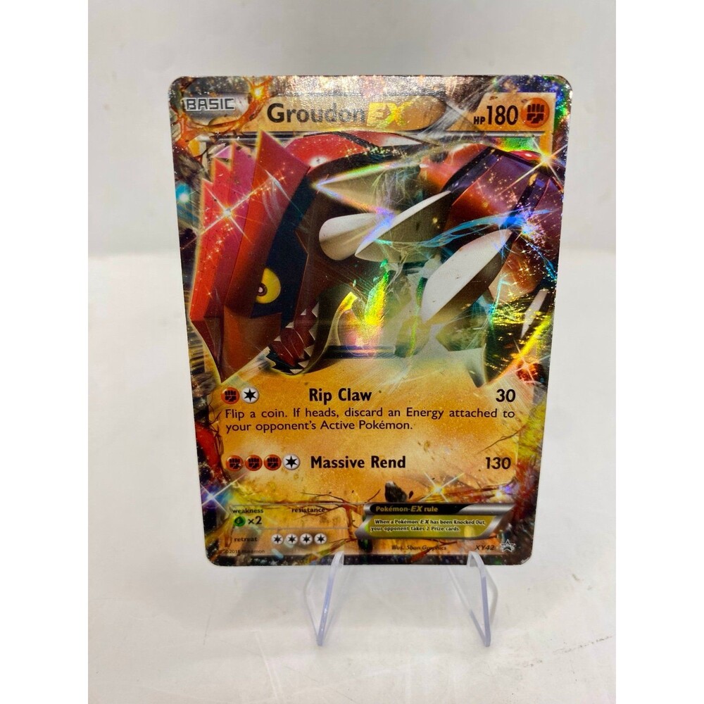 Groudon EX XY42 Pokemon Trading Card